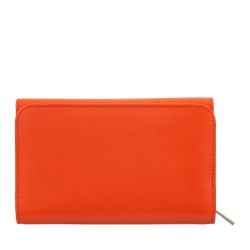 DUDU Portafoglio Donna in Pelle Morbida Colorata, Borsello con Portamonete a Cerniera, 12 Porta Carte Tessere, Multicolore - Img 2