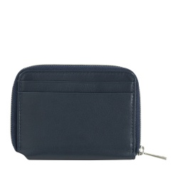 DUDU Portafoglio Uomo Piccolo Pelle Morbida con Zip, Portafoglio Mini Ultra Compatto con Cerniera, Porta Banconote, Porta Carte e Tessere - Img 2