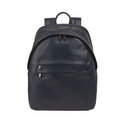 DUDU Zaino in Pelle Uomo Donna Porta PC fino a 15,6” MacBook 16 Pollici, Zaino da Viaggio 20 Litri, Zaino Ufficio Lavoro dal Design Essenziale Elegante