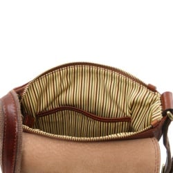 John - Borsello da uomo in pelle con zip frontale - Img 7