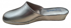 PANTOFOLA DONNA MILLY IN PELLE ARTIGIANALE MADE IN ITALY - Img 6