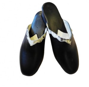 PANTOFOLE DONNA IN PELLE GEDA LINEA LUCIA MADE IN ITALY