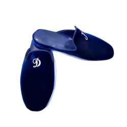 PANTOFOLE DONNA IN VELLUTO GEDA PERSONALIZZATE CON INIZIALI MADE IN ITALY - Img 6