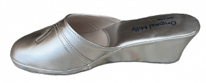 PANTOFOLE DONNA MILLY IN PELLE ARTIGIANALI MADE IN ITALY - Img 3