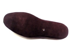 PANTOFOLE UOMO IN PELLE DA VIAGGIO CON CUSTODIA MAGNUS MADE IN ITALY - Img 3