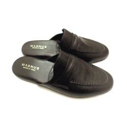 PANTOFOLE UOMO IN PELLE MAGNUS MADE IN ITALY - Img 3