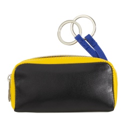 Portachiavi unisex colorato in vera pelle vitello firmato DUDU - Img 2
