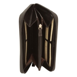 Portafoglio con portamonete interno - nero con RFID - Img 3