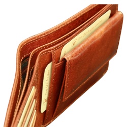 Portafoglio in pelle. Marrone con RFID - Img 2