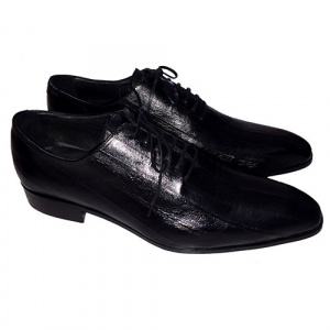 SCARPE LUSSO UOMO STRINGATE IN ANGUILLA GAROFALO GIANBATTISTA ARTIGIANALI MADE IN ITALY - Img 2