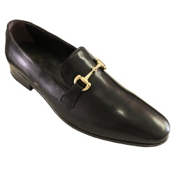 SCARPE UOMO DA CERIMONIA IN PELLE CON ACCESSORIO GAROFALO GIANBATTISTA ARTIGIANALI MADE IN ITALY - Img 3