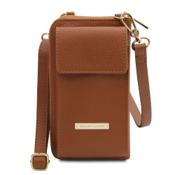 TL Bag - Portafoglio/portacellulare in pelle con tracolla