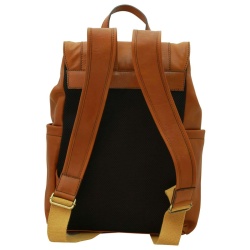 Zaino per laptop in pelle. Gold - Img 2