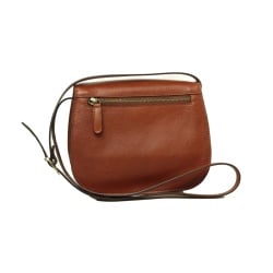 Borsa a tracolla da donna in pelle di vitello pieno fiore -Teak - Img 3