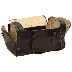 Borsa da viaggio in pelle. Nero - Img 3