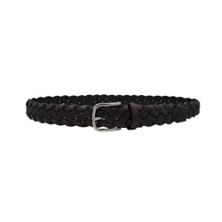 CINTURA UOMO 3,5 CM EXTRA LARGE INTRECCIATA IN CUOIO ORIONE BELTS ARTIGIANALE MADE IN ITALY - Img 8