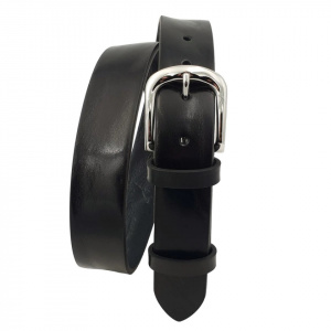 CINTURA UOMO 3,5 CM IN CUOIO DI TORO PLISSE' ORIONE BELTS ARTIGIANALE MADE IN ITALY - Img 2