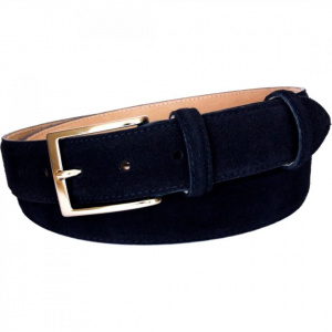 CINTURA UOMO 3,5 CM PIATTA IN CAMOSCIO ORIONE BELTS ARTIGIANALE MADE IN ITALY