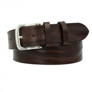 CINTURA UOMO 4 CM EXTRA LARGE IN CUOIO DI TORO PLISSE' ORIONE BELTS ARTIGIANALE MADE IN ITALY