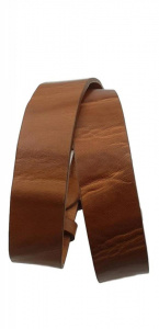 CINTURA UOMO 4 CM IN CUOIO DI TORO PLISSE' ORIONE BELTS ARTIGIANALE MADE IN ITALY - Img 3