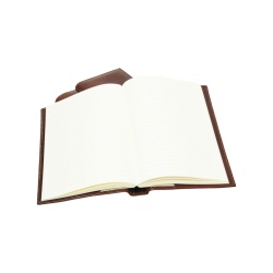 Diario in pelle grande - marrone
