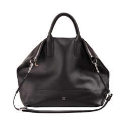 DUDU Borsa a Tracolla Spalla Elegante Donna in Vera Pelle, Borsa a Mano con Due Manici e Cerniera Zip