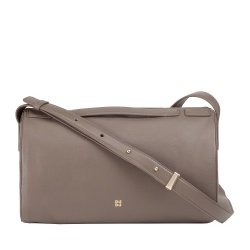 DUDU Borsa Bauletto a Tracolla da Donna in Pelle – Borsa Elegante, Grande e Spaziosa con Tracolla Regolabile per Ogni Occasione