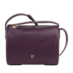 DUDU Borsa Bauletto a Tracolla da Donna in Pelle – Borsa Elegante, Piccola con Tracolla Regolabile per Ogni Occasione