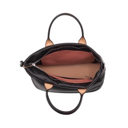 DUDU Borsa Donna a Mano in Pelle con Tracolla, Borsa Media Piccola a Spalla con Cerniera e Tracolla Staccabile, Borsetta Elegante Colorata - Img 3