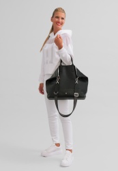 DUDU Borsa Donna Grande Morbida in Pelle, Borsa a Tracolla Capiente con Cinghia Staccabile, Borsa a Mano con Due Manici e Chiusura Zip - Img 7