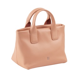 DUDU Borsa Donna Piccola a Tracolla in Vera Pelle, Borsa Mini Bag da Sera Elegante, 22 x 13 cm, Doppi Manici, Tracolla a Catena, Chiusura Zip - Img 2