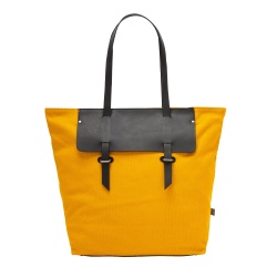 DUDU Borsa Tote Shopper da Donna in Pelle e Canvas Bicolore Shopping Bag Grande con Chiusura a Cerniera - Img 2