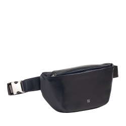 DUDU Marsupio in Vera Pelle per Uomo Donna con Cinghia Regolabile, Design Pulito Elegante Capiente, Marsupio a 3 Zip - Img 3