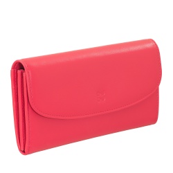 DUDU Portafoglio Donna Grande in Pelle Colorata, Portafoglio Continental, Tasche Porta Carte di Credito, Portamonete con Cerniera - Img 2