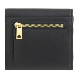 DUDU Portafoglio Donna in Pelle Vera Morbida Piccolo, Tasche Portacarte, Porta Banconote, Cerniera Posteriore per Monete, Portafogli RFID con Chiusura a Bottone Colorato - Img 3