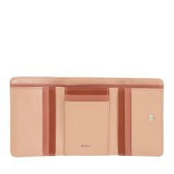 DUDU Portafoglio donna piccolo RFID in pelle multicolore Colorful - Img 3
