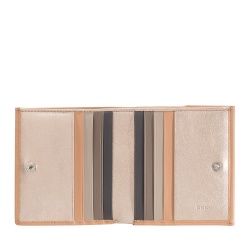 DUDU Portafoglio RFID di pelle multicolore porta carte e monete