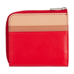 DUDU Portafoglio Uomo in Pelle con Cerniera, Portafogli Donna Piccolo Compatto, Zip Esterna, Porta Monete e Carte Tessere - Img 2