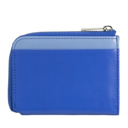 DUDU Portafoglio Uomo Piccolo con Zip, Portafoglio RFID in Pelle Colorato, Porta Carte di Credito, Design Compatto Tascabile - Img 2