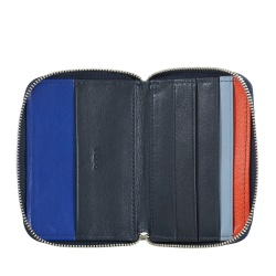 DUDU Portafoglio Uomo Piccolo Pelle Morbida con Zip, Portafoglio Mini Ultra Compatto con Cerniera, Porta Banconote, Porta Carte e Tessere - Img 3