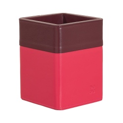 DUDU Tappetino Mouse In Vera Pelle Colorful: 25x22 Cm, Sottile E Antiscivolo, Colore Antracite