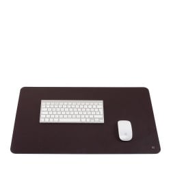 DUDU Sottomano Scrivania Ufficio in Pelle Bicolore CM 61x40, Double-Face Arrotolabile, Antiscivolo Morbido Senza Cuciture - Img 4