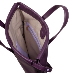 DUDU Zaino Donna a Sacca in Morbida Pelle, Zaino con Coulisse e Bottone Magnetico, Doppia Maniglia, Zaino Semplice Elegante - Img 5