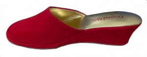PANTOFOLA DONNA MILLY IN CAMOSCIO ARTIGIANALE MADE IN ITALY - Img 6