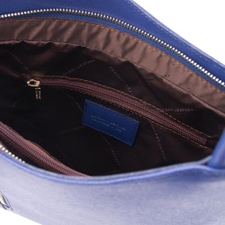 Patty - Borsa donna convertibile a zaino in pelle Saffiano - Img 4