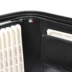 Portafoglio in pelle con portacarte e RFID - Img 3