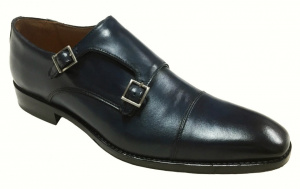 SCARPE UOMO STRINGATE IN PELLE CON FIBBIE GAROFALO GIANBATTISTA ARTIGIANALI MADE IN ITALY - Img 3