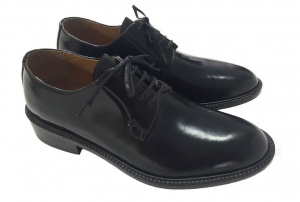 SCARPE UOMO STRINGATE IN PELLE GAROFALO GIANBATTISTA ARTIGIANALI MADE IN ITALY - Img 2