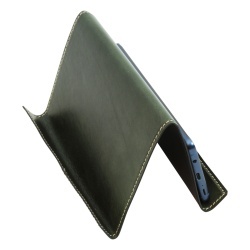 Supporto per ipad e iphone in pelle - verde - Img 3