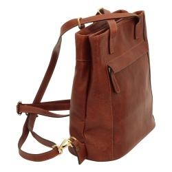 Zaino / Borsa a tracolla in pelle - Img 2
